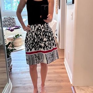 100% cotton A-line Skirt